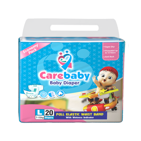 Carebaby Diaper Large Size 4 20 Pcs Order on Bebambi Fast Delivery