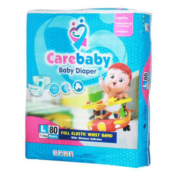Carebaby Diaper Large Size 4 80 Pcs Order Diapers Online Bebambi