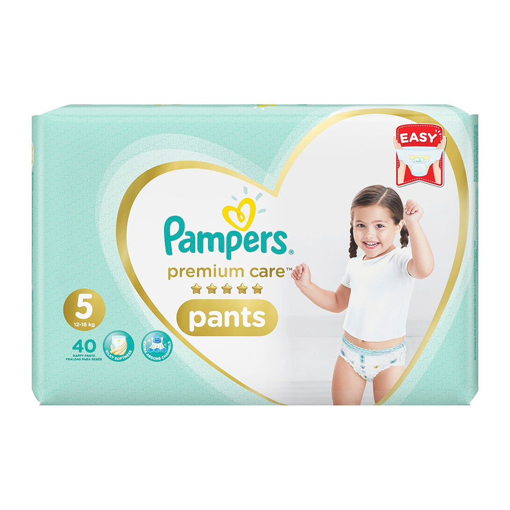 Pampers premium deals nappy pants 5
