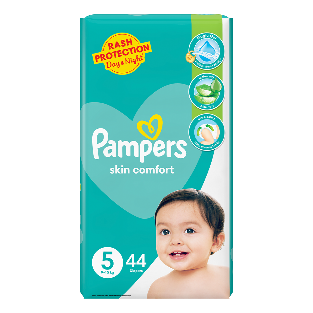 Pampers Skin Comfort Diapers Size XL 44 Pcs Bebambi