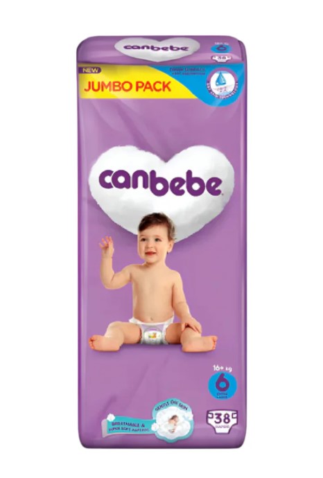 Canbebe Diapers XXL | Size 6 | 38 Pcs